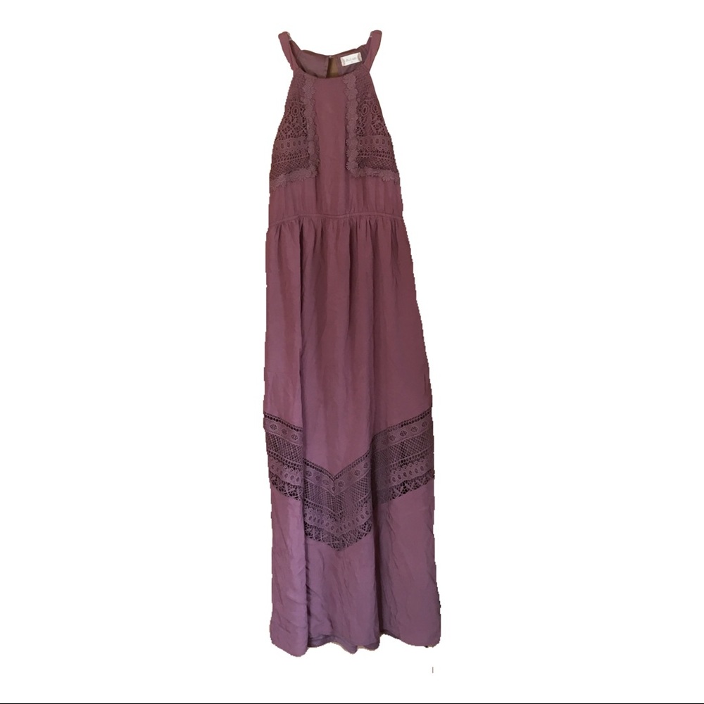 Altar’d State Lace Halter Evening Gown size M